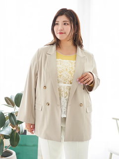 Re-J＆SUPURE(リジェイ＆スプル) |【Sasaki Mikiコラボ】ストレッチツイル Wテーラードジャケット