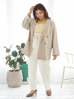 Re-J＆SUPURE(リジェイ＆スプル) |【Sasaki Mikiコラボ】ストレッチツイル Wテーラードジャケット