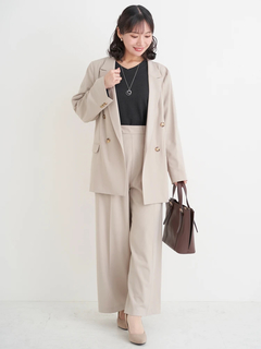 Re-J＆SUPURE(リジェイ＆スプル) |【Sasaki Mikiコラボ】ストレッチツイル Wテーラードジャケット