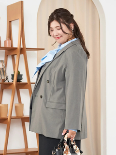 Re-J＆SUPURE(リジェイ＆スプル) |【Sasaki Mikiコラボ】ストレッチツイル Wテーラードジャケット