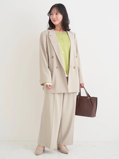 Re-J＆SUPURE(リジェイ＆スプル) |【Sasaki Mikiコラボ】ストレッチツイル Wテーラードジャケット