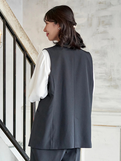 Re-J＆SUPURE(リジェイ＆スプル) |【Wクロス】テーラードベスト(セットアップ可)