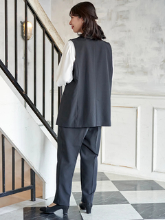 Re-J＆SUPURE(リジェイ＆スプル) |【Wクロス】テーラードベスト(セットアップ可)