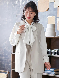 Re-J＆SUPURE(リジェイ＆スプル) |【Wクロス】テーラードベスト(セットアップ可)