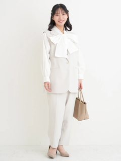 Re-J＆SUPURE(リジェイ＆スプル) |【Wクロス】テーラードベスト(セットアップ可)