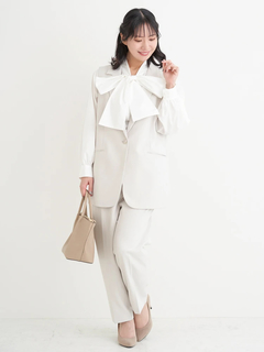 Re-J＆SUPURE(リジェイ＆スプル) |【Wクロス】テーラードベスト(セットアップ可)