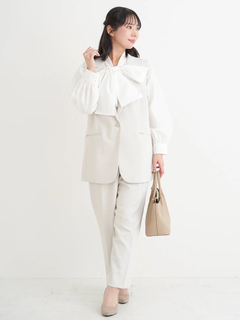 Re-J＆SUPURE(リジェイ＆スプル) |【Wクロス】テーラードベスト(セットアップ可)