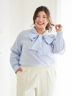 ✨日本製✨着せ替えリボン付きブラウス 優しく柔らかな肌触りの日本製ブラウス 全ブランドのアイテム一覧 | 【公式】レディースファッション通販の