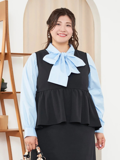 Re-J＆SUPURE(リジェイ＆スプル) |BIGリボンボウタイブラウス