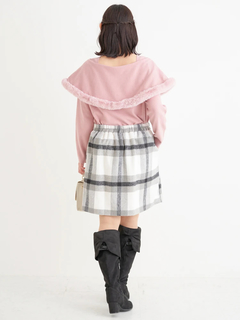 Re-J＆SUPURE(リジェイ＆スプル) |ケープドッキングオフショルダー風ニットプルオーバー