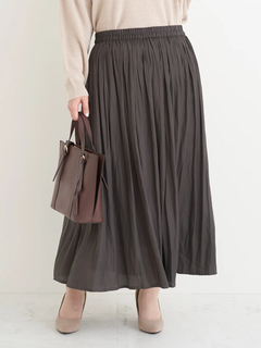 Re-J＆SUPURE(リジェイ＆スプル) |サテンギャザースカート