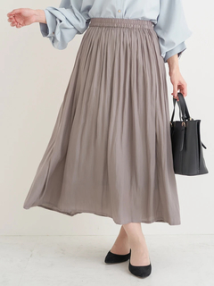 Re-J＆SUPURE(リジェイ＆スプル) |サテンギャザースカート