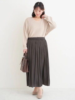 Re-J＆SUPURE(リジェイ＆スプル) |サテンギャザースカート