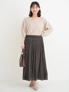 Re-J＆SUPURE(リジェイ＆スプル) |サテンギャザースカート