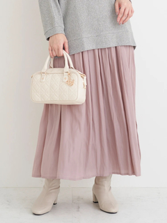 Re-J＆SUPURE(リジェイ＆スプル) |サテンギャザースカート