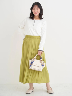 Re-J＆SUPURE(リジェイ＆スプル) |サテンギャザースカート