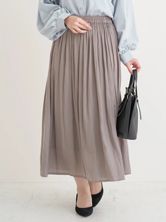 Re-J＆SUPURE(リジェイ＆スプル) |サテンギャザースカート