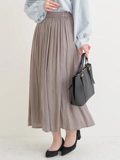 Re-J＆SUPURE(リジェイ＆スプル) |サテンギャザースカート