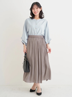 Re-J＆SUPURE(リジェイ＆スプル) |サテンギャザースカート