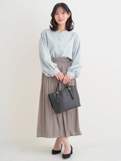 Re-J＆SUPURE(リジェイ＆スプル) |サテンギャザースカート