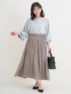 Re-J＆SUPURE(リジェイ＆スプル) |サテンギャザースカート