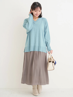 Re-J＆SUPURE(リジェイ＆スプル) |サテンギャザースカート