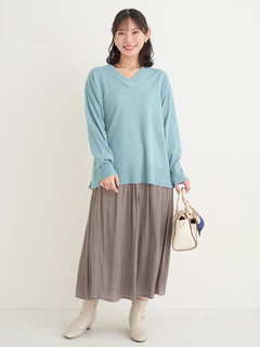 Re-J＆SUPURE(リジェイ＆スプル) |サテンギャザースカート