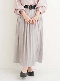 Re-J＆SUPURE(リジェイ＆スプル) |サテンギャザースカート