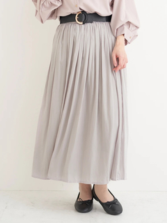 Re-J＆SUPURE(リジェイ＆スプル) |サテンギャザースカート