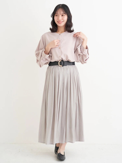 Re-J＆SUPURE(リジェイ＆スプル) |サテンギャザースカート