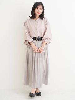 Re-J＆SUPURE(リジェイ＆スプル) |サテンギャザースカート