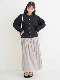 Re-J＆SUPURE(リジェイ＆スプル) |サテンギャザースカート