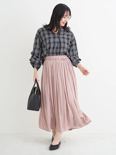 Re-J＆SUPURE(リジェイ＆スプル) |サテンギャザースカート