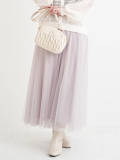 Re-J＆SUPURE(リジェイ＆スプル) |チュールロングスカート