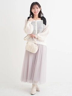 Re-J＆SUPURE(リジェイ＆スプル) |チュールロングスカート