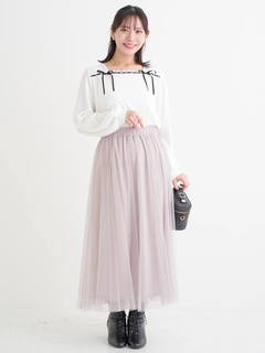 Re-J＆SUPURE(リジェイ＆スプル) |チュールロングスカート