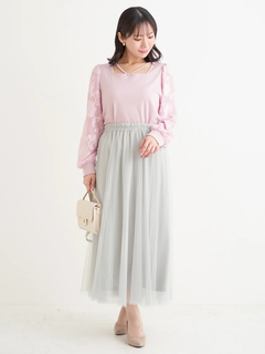 Re-J＆SUPURE(リジェイ＆スプル) |チュールロングスカート