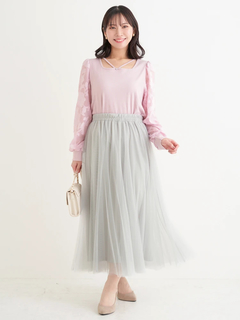 Re-J＆SUPURE(リジェイ＆スプル) |チュールロングスカート