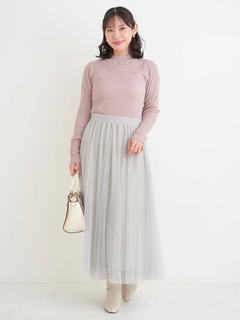 Re-J＆SUPURE(リジェイ＆スプル) |チュールロングスカート