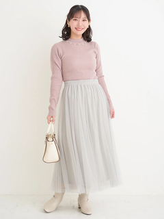 Re-J＆SUPURE(リジェイ＆スプル) |チュールロングスカート