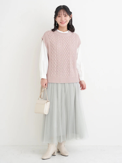 Re-J＆SUPURE(リジェイ＆スプル) |チュールロングスカート