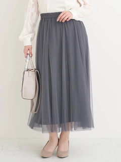 Re-J＆SUPURE(リジェイ＆スプル) |チュールロングスカート