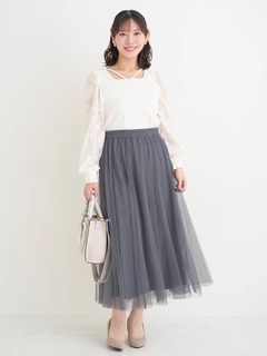 Re-J＆SUPURE(リジェイ＆スプル) |チュールロングスカート