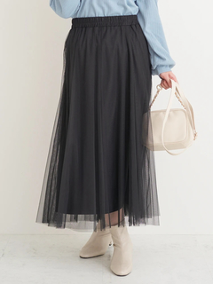 Re-J＆SUPURE(リジェイ＆スプル) |チュールロングスカート