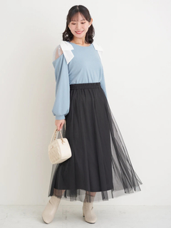 Re-J＆SUPURE(リジェイ＆スプル) |チュールロングスカート