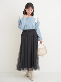 Re-J＆SUPURE(リジェイ＆スプル) |チュールロングスカート