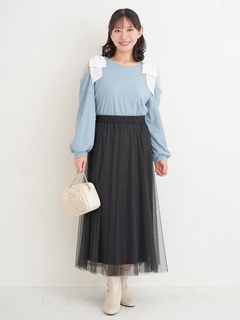 Re-J＆SUPURE(リジェイ＆スプル) |チュールロングスカート