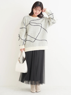 Re-J＆SUPURE(リジェイ＆スプル) |チュールロングスカート