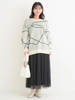 Re-J＆SUPURE(リジェイ＆スプル) |チュールロングスカート