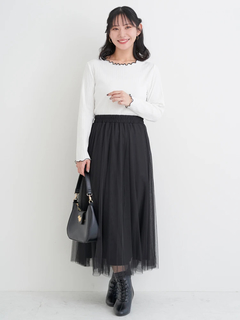 Re-J＆SUPURE(リジェイ＆スプル) |チュールロングスカート